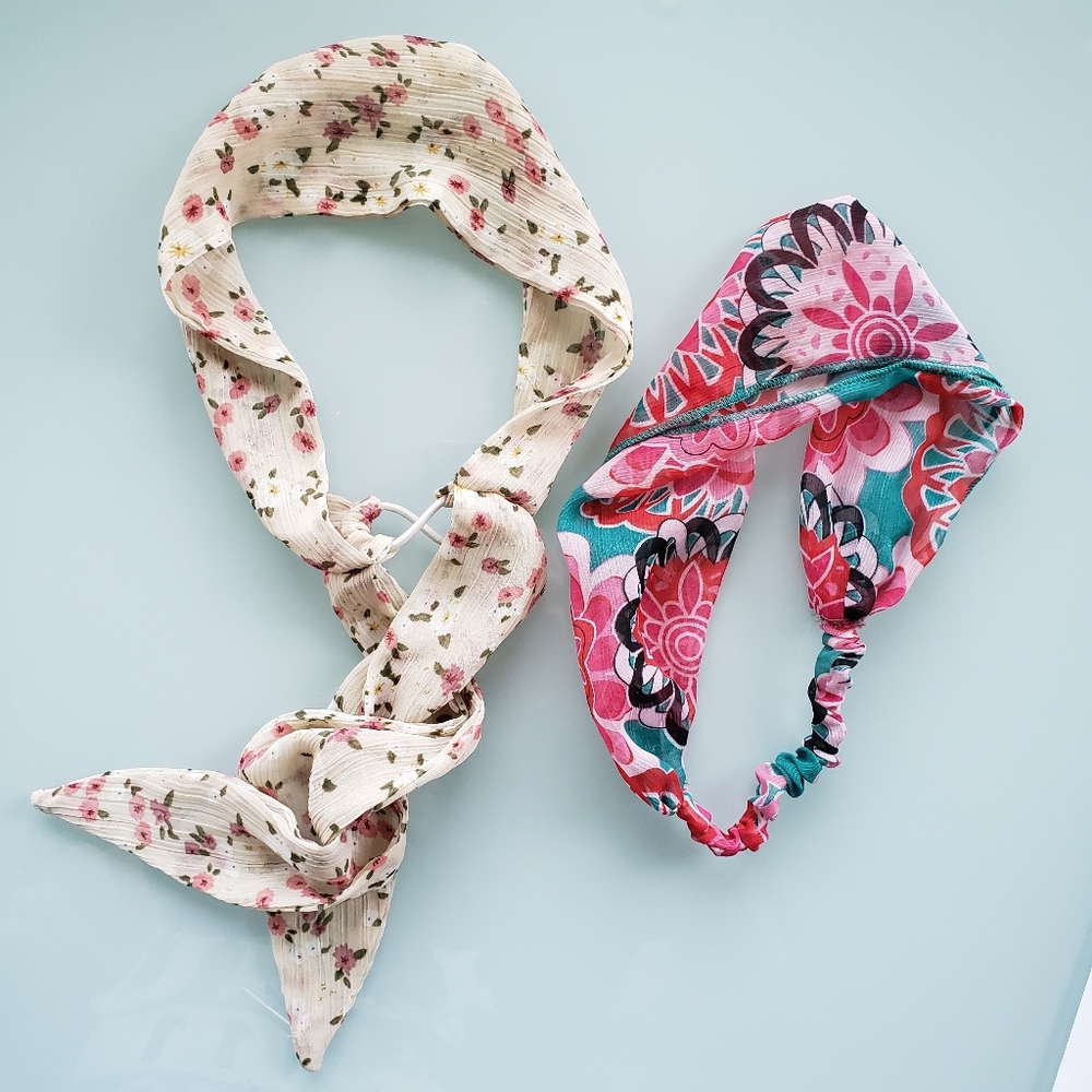 Scarf-Style Headbands (Set of 2)